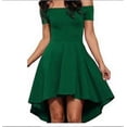 thumbnail image 5 of Sexy Black Off Shoulder Asymmetrical Hem Boutique Party Dress, 5 of 5