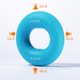 thumbnail image 5 of Potencia de dedo de silicona de anillo Potencia redonda de muñeca para el entrenamiento de fitness de gimnasio verde, 5 of 6