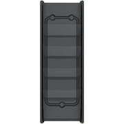 Alba Wall Mounted Literature Display A5 Format - 200 X Sheet - 5 Compartment(s) - 21.9" Height X 7.9" Width X 3.7" Depth - Black - Polystyrene, Acrylic - 1 Each