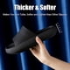 thumbnail image 5 of Zapatillas de nube para mujeres y hombres, ducha de masaje, baño, antideslizante, punta abierta, suela gruesa (negro), 5 of 5
