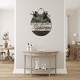 thumbnail image 4 of Go Away Sign Front Door Porch Decorations, Round Rustic Wood Hanging Sign for Farmhouse Porch Outdoor Home Holiday Front Door Sign Decor, 4 of 7
