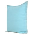 thumbnail image 5 of Ox Bay Wilma 20" x 20" Bright Blue Stitch Bordered Cotton Adult Decorative Throw Pillow, 5 of 10