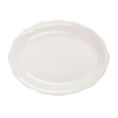 

Seville Oval Platter 9-5/8 W X 7-1/8 L X 1-1/2 H Stoneware American White 2 packs