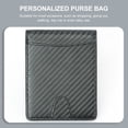 thumbnail image 4 of unbranded 1Ud Cartera Para En De Carbono Con Bolsillo Antirrobo Para Tarjetas, 4 of 8