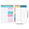 thumbnail image 5 of 2024-2025 Weekly Monthly Planner - 12-Month Undated Daily Schedule Notebook with Leatherette Cover, 8.5" x 11" for Work & Personal Organization UKHBMC | A, 5 of 8
