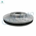 thumbnail image 3 of Front Drilled Slotted Brake Disc Rotors 275mm For 1992-2001 Lexus ES300, 3 of 6