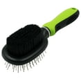 thumbnail image 3 of Pet Life Flex Series 2-in-1 Dual-Sided Pin and Bristle Grooming Pet Brush, 3 of 5