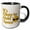 Black/White, variant on 3drose, Image of Emoji with Text of Its Okay to Hold Space, 11oz Two-tone Red Mug