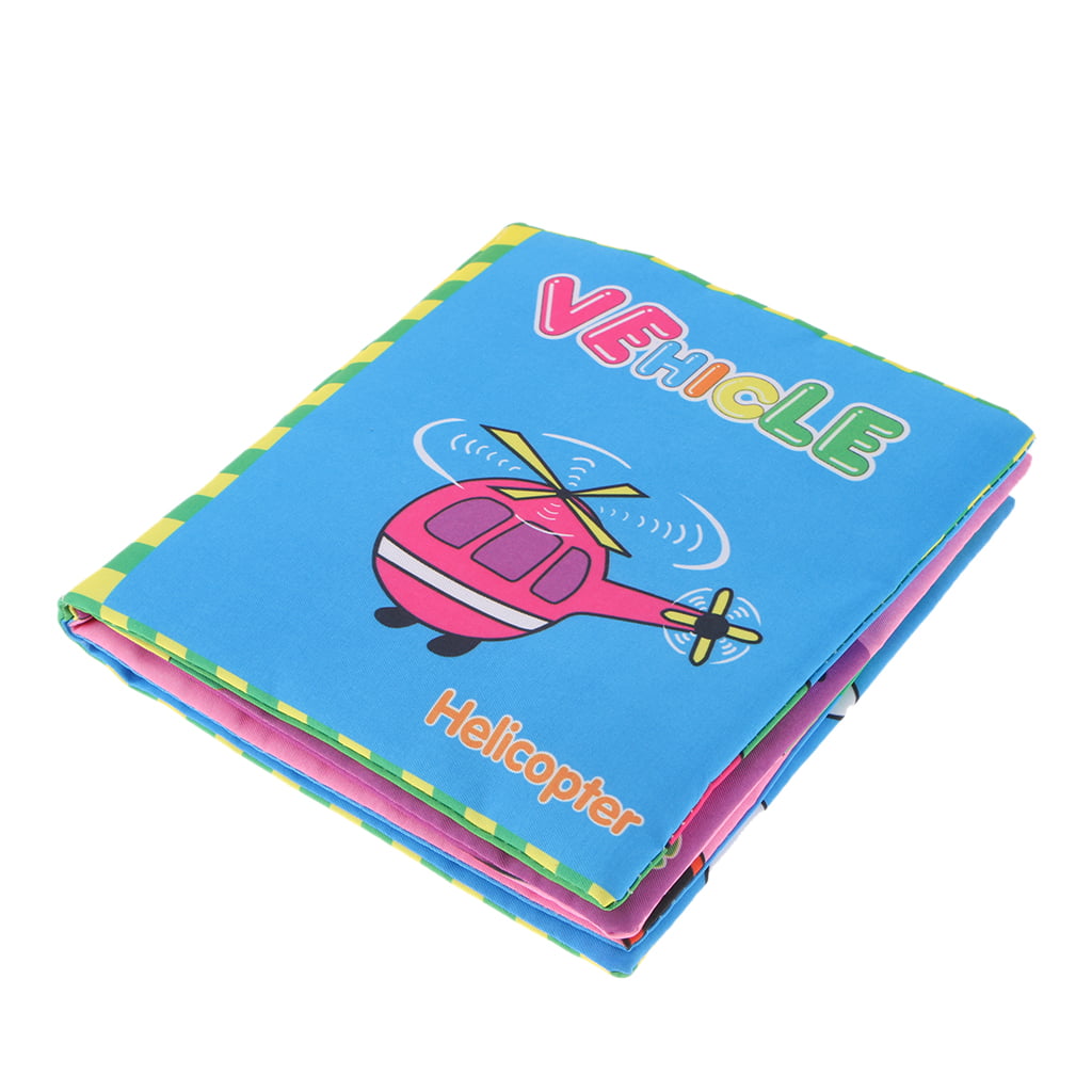 Newborn 0-3 Years Infant Fabric Cloth Books Educational Baby Toys VH 