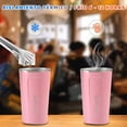 thumbnail image 3 of 2 tazas térmicas de acero inoxidable 304 de 18 oz/510 ml con tapa, vaso de vacío para bebidas de café frías y calientes, taza de café aislada para oficina, automóvil y estacionamiento, 3 of 6