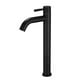 thumbnail image 2 of Matte-Black Bathroom Faucet Minimalist Hot Cold Water Sink Mixer Tap Deck Mount Stainless Steel Basin Faucet Single Hole Tapware, 2 of 11