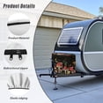 thumbnail image 5 of Yuyamidu Aesthetic Mushroom RV Propane Tank Cover 30LB, Weather Resistant Camper Propane Tank Cover with Zipper, Heavy Duty Accessories for RV, Travel Trailer, Camper, 5 of 8