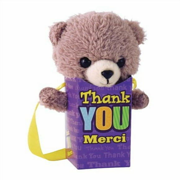 Gund Pookie Pockets Thank You 4.25"" Plush