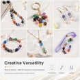 thumbnail image 3 of 100 Pcs Crystal Beads,Topboutique Natural Stone Beads,Round Gemstone Beads,8mm Multicolor Beads,Loose Beads for DIY Jewelry Bracelet Making, 3 of 7