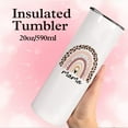 thumbnail image 5 of Mama Rainbow Tumbler With Lid and Straw,Best Mom Ever,Mama Rainbow Leopard Mug Cup Tumbler Vacuum Insulated Tumbler,Mothers Day Birthday Gifts from Gaughter, 5 of 6