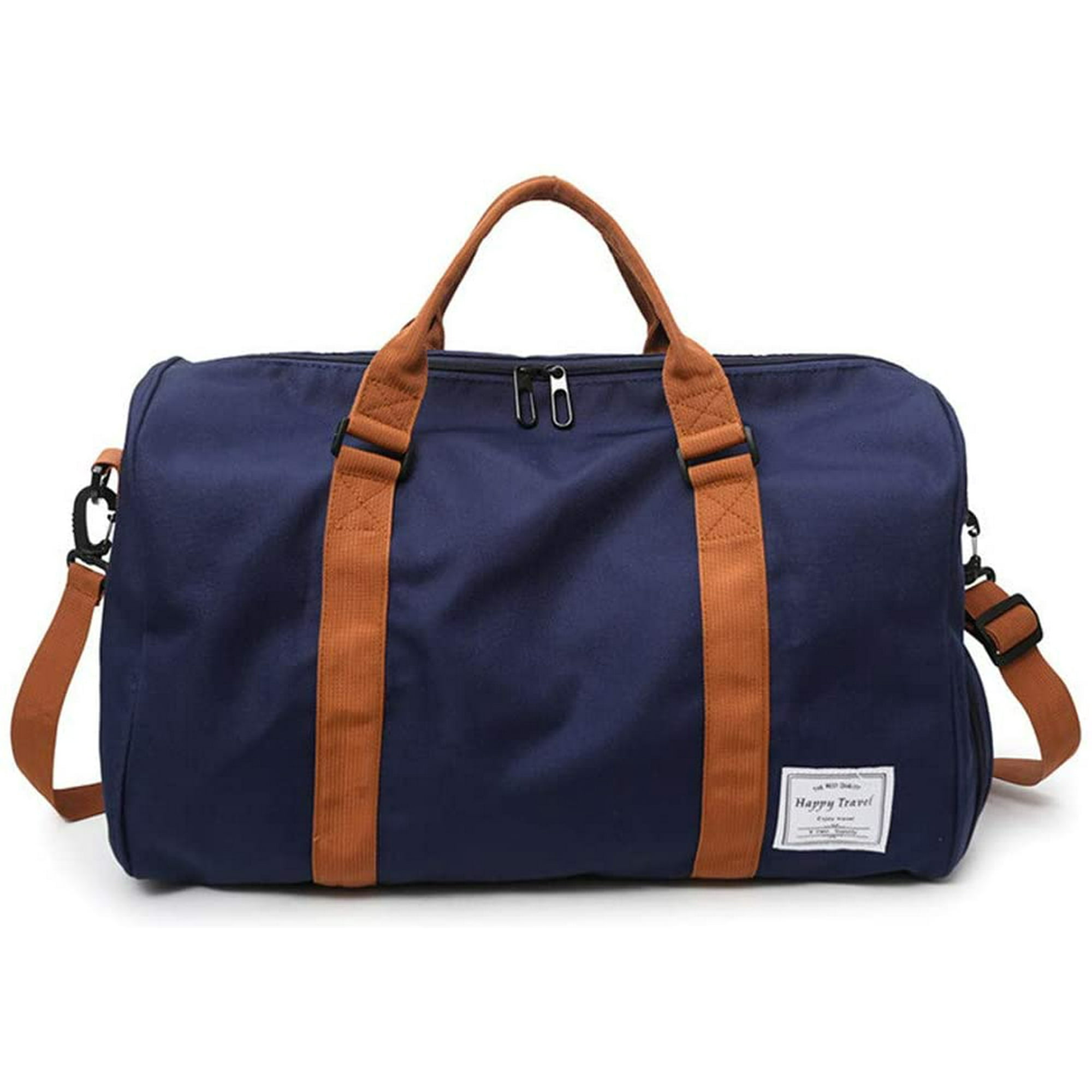 Travel Duffel Bag Large Capacity Yoga Gym Bag Durable Duffle Sports Bag with Shoes Compartment Tote Bag for Men and Women Deep Blue Walmart