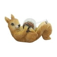 thumbnail image 4 of HOZADOIE Resin Squirrel Home Essentials Squirrels Tape Cutter Roll Rack Home Office Desktop Cute Animals Rubber Pedestal Decoration, 4 of 9
