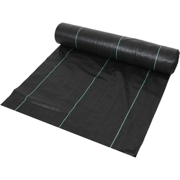 Weed Control Garden Cloth,3x33Ft Plastic Landscape Fabric for Weed,Good Permeability,Black Driveway Fabric Cover for Garden,Landscape
