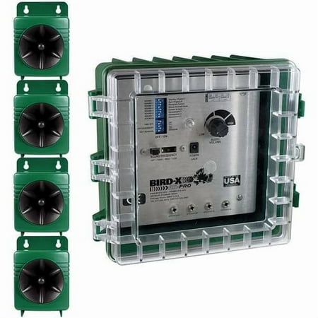 Bird-X Electronic Bird Repeller,9 in H,9 in W BB-PRO