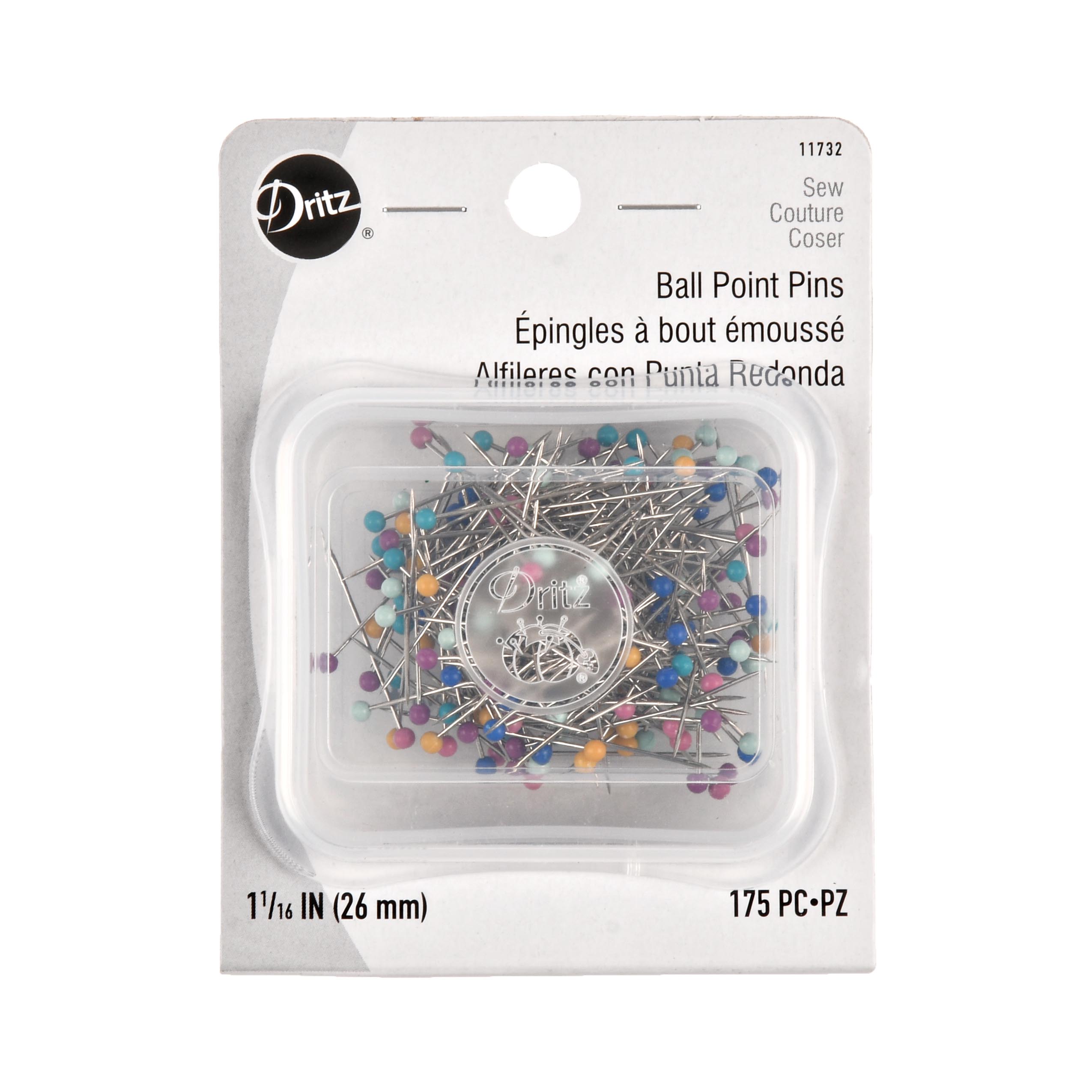 Dritz Ball Point Pins, 175 Piece
