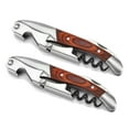 thumbnail image 1 of Sommelier Wood Handle Corkscrew Opener, Set of 2, 1 of 3