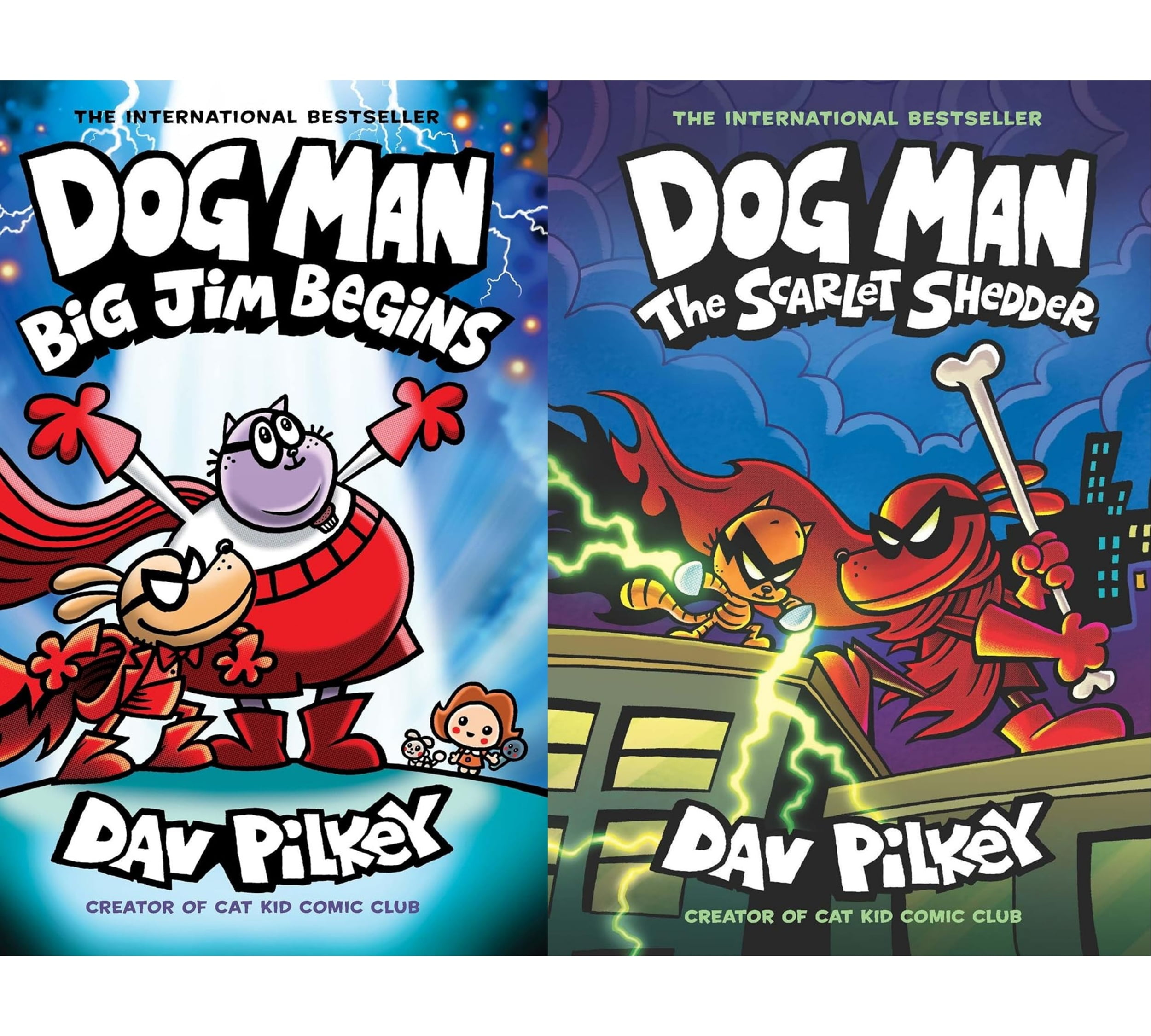 Dog man 1-15 セット Dog Man Graphic Novels Complete Set, Books 1-13 by Dav