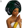 thumbnail image 6 of African Traditional Wax Print Head wrap Scarf, Women Multi-Color Headband, 6 of 8