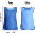 thumbnail image 3 of Adjustable Cooling Vest with 24 Ice Packs for Men and Women, Anti-Heat Ice Vest PVA Waterproof Ice Vest Resistant Personal Cooling Vest Sports Vest for Outdoor Work and Motorcycle, Blue, 3 of 8