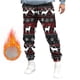thumbnail image 1 of Pantalones largos para hombre, pantalones deportivos ajustados para correr, pantalones deportivos con cordón, pantalones con estampado navideño, pantalones para hombre, 1 of 5