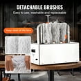 thumbnail image 4 of KFFKFF Glassware Shiner Device, 8-Brush Glass Refining Equipment, 660 Units/Hour Electric Business Glass Shiner for Champagne Flutes, Ale Tumblers, Steins, Ideal for Pub Eatery Kitchen, 4 of 9