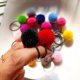 thumbnail image 2 of Lazos para el cabello de colores - Accesorios para el cabello para niñas pequeñas - Pompones elásticos con lindas pinzas para el cabello de conejito, 2 of 5