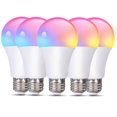 thumbnail image 1 of 5Pcs LED Light Bulb  16 Colors Changing  4 Modes  Super Bright Eco-friendly LED Light  5W Chandelier Lamp for Home Bedroom Living Room  Remote Control, 1 of 7