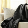 thumbnail image 4 of Sunbeam Electric Heated Velvet Plush Warming Throw Blanket Charcoal Gray DC-11, 4 of 4