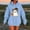 A396 Light Blue, variant on Xdegoge Halloween Hoodies for Women Cute Ghost with Pumpkin Drink Graphic Sweatshirts Pullover Long Sleeve Hooded Drawstring Sweat Shirts with Kangaroo Pocket Vintage Holiday Party Clothes