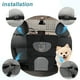 thumbnail image 4 of Barrera de red para perros en el coche Unique Bargains, cuerda y gancho ajustables, barrera para mascotas en el asiento trasero, negra 65x45cm, 4 of 7