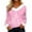 Pink, variant on Arlun Christmas Sweaters for Women Trim V Neck Sweatshirts Fashion Christmas Tree Graphic Printed Tops Long Sleeve Loose Soft Comfort Xmas Holiday Pullovers Red L