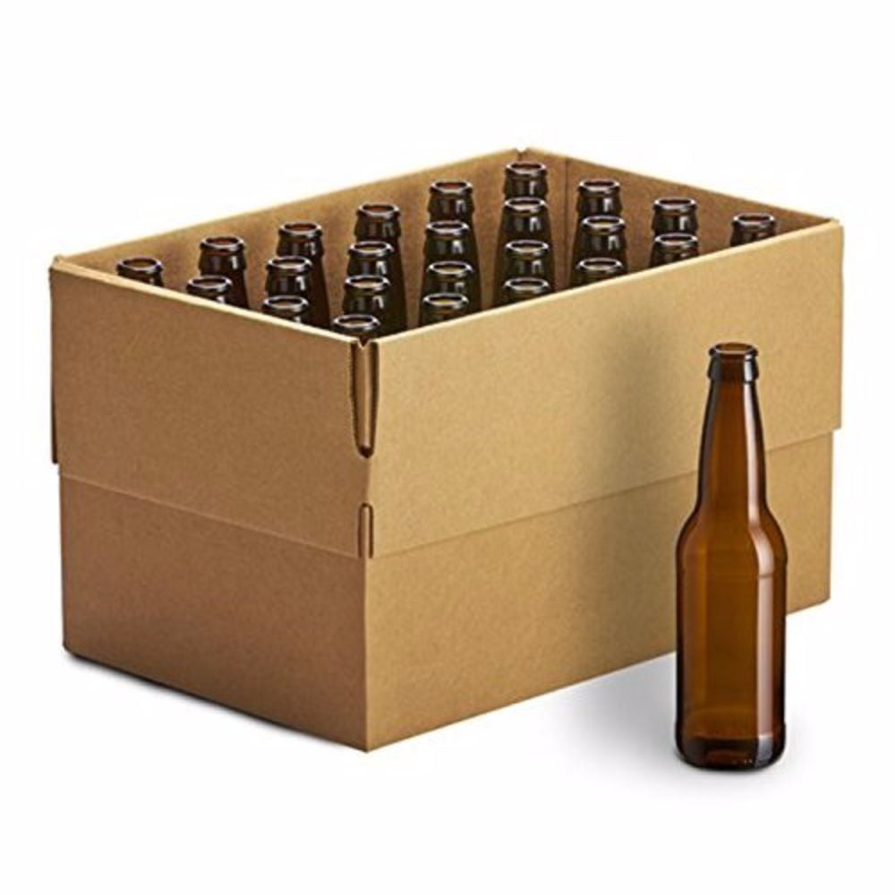 Monster Brew Home Brewing Supp Amber Beer Bottles (24 Pack), 12 oz (2-(Pack))