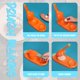 thumbnail image 5 of 2 in 1 Dumpling Maker Machine, 2023 New Manual Dough Presser Dumpling Wrappers Press Wrapper, Premium Household Head Automatic Dumpling Maker Mould Wonton Maker Ravioli Mold Baking (Orange), 5 of 5