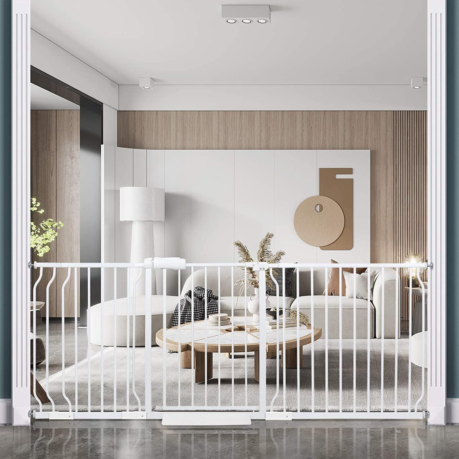 Extra Wide Baby Gate Pressure Mounted Dog Gates Extra Wide Tension