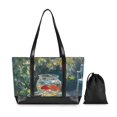 thumbnail image 7 of FORMRS Canvas Laptop Tote Bag for Women with 15.6" Computer Compartments Shoulder Handbag, Sunshine Goldfish, 7 of 7