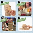 thumbnail image 4 of Juego para beber Buzzed Blocks para adultos con 54 bloques y comandos, 4 of 7