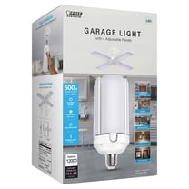 Feit Electric LED 120W (500 Watt Eq) Garage Light, Foldable Multi-Directional Daylight (5000K) E26