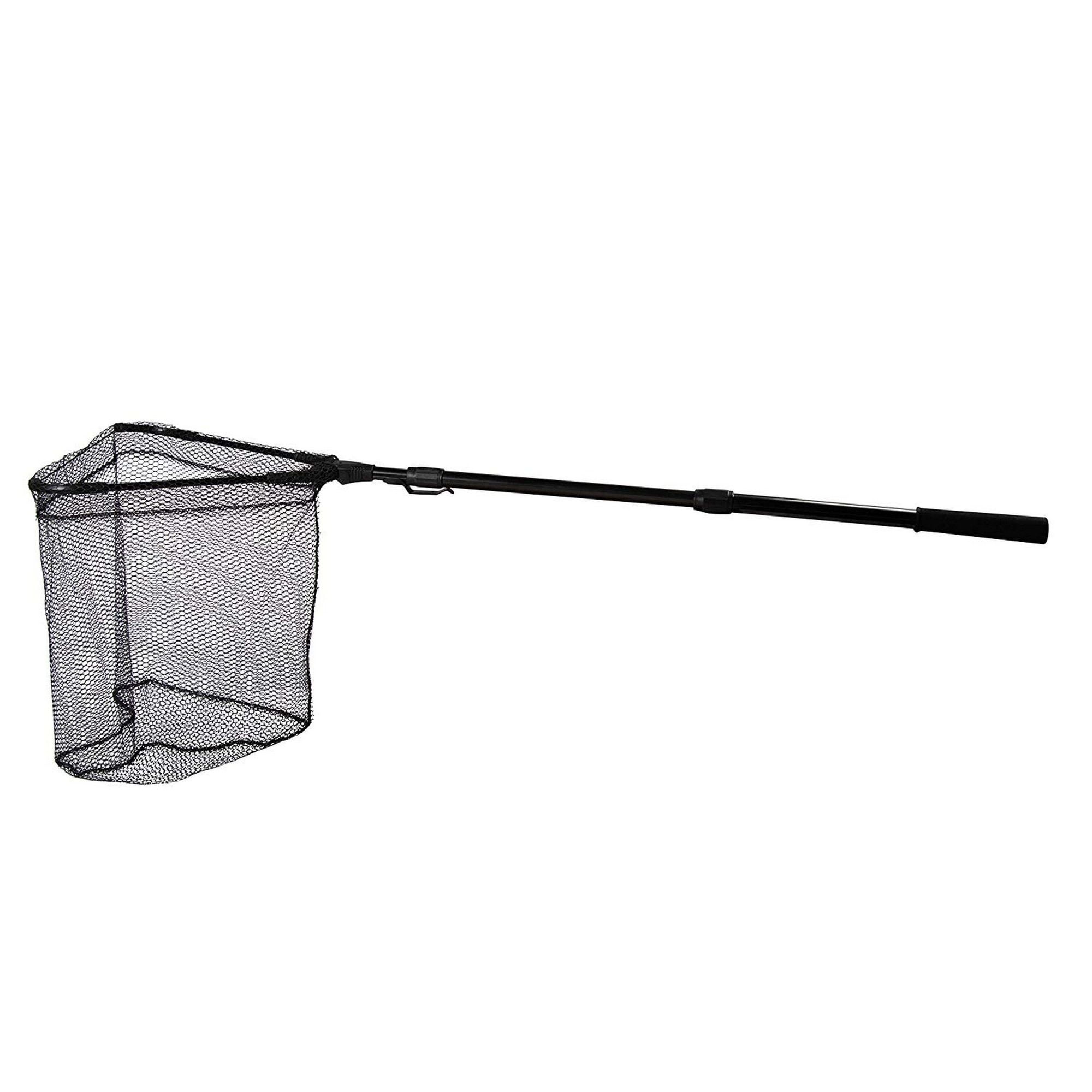 Length Extends to 62 Inches Catch and Release Friendly Juvale Fishing Net with Telescopic Foldable Extendable Pole