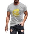 thumbnail image 2 of Blusas y camisas de manga corta y cuello redondo para hombre. Blusas/camisetas de manga corta con cuello redondo y estampado de Halloween para hombre. Blusa para hombre., 2 of 5