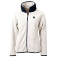 thumbnail image 2 of Women's Cutter & Buck Oatmeal Gwinnett Stripers Cascade Eco Sherpa Full-Zip Fleece Jacket, 2 of 3