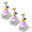 Seagull Mine Keychain-3PC-A3, variant on Seagull Mine Keychain, Button with Sound Rechargeable Keyboard Clicker Fidget Toys Stress Relief Noise Maker Animal Keycaps Funny Gifts (3PC)