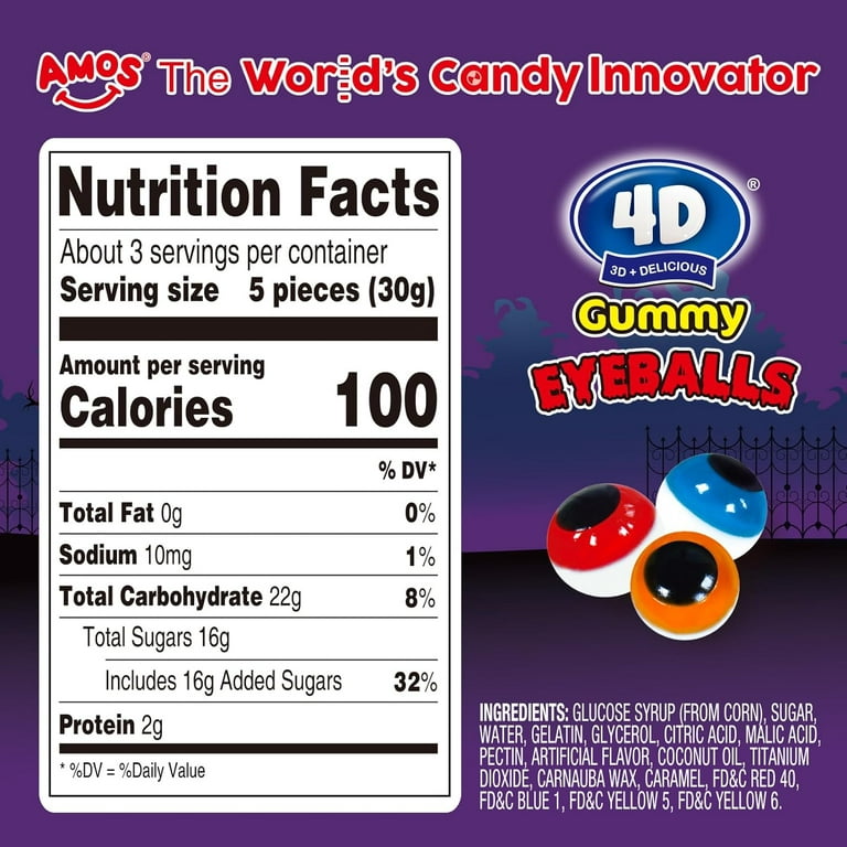 3D Gummy Eyeballs - online candy store