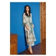 thumbnail image 1 of Kimono Robes for Women Long Satin Robe Floral Silk Robes Kimonos Bathrobe Dressing Gown  One Size, 1 of 2