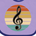 thumbnail image 4 of Inktastic Music Treble Clef Marching Band Boys or Girls Baby Bib, 4 of 4