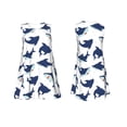 thumbnail image 7 of Wukai Party Shark Cute Print Women's Sleeveless Dress, Loose Fit Casual Dress for Women, Comfortable Sleeveless Summer Dress, 7 of 7